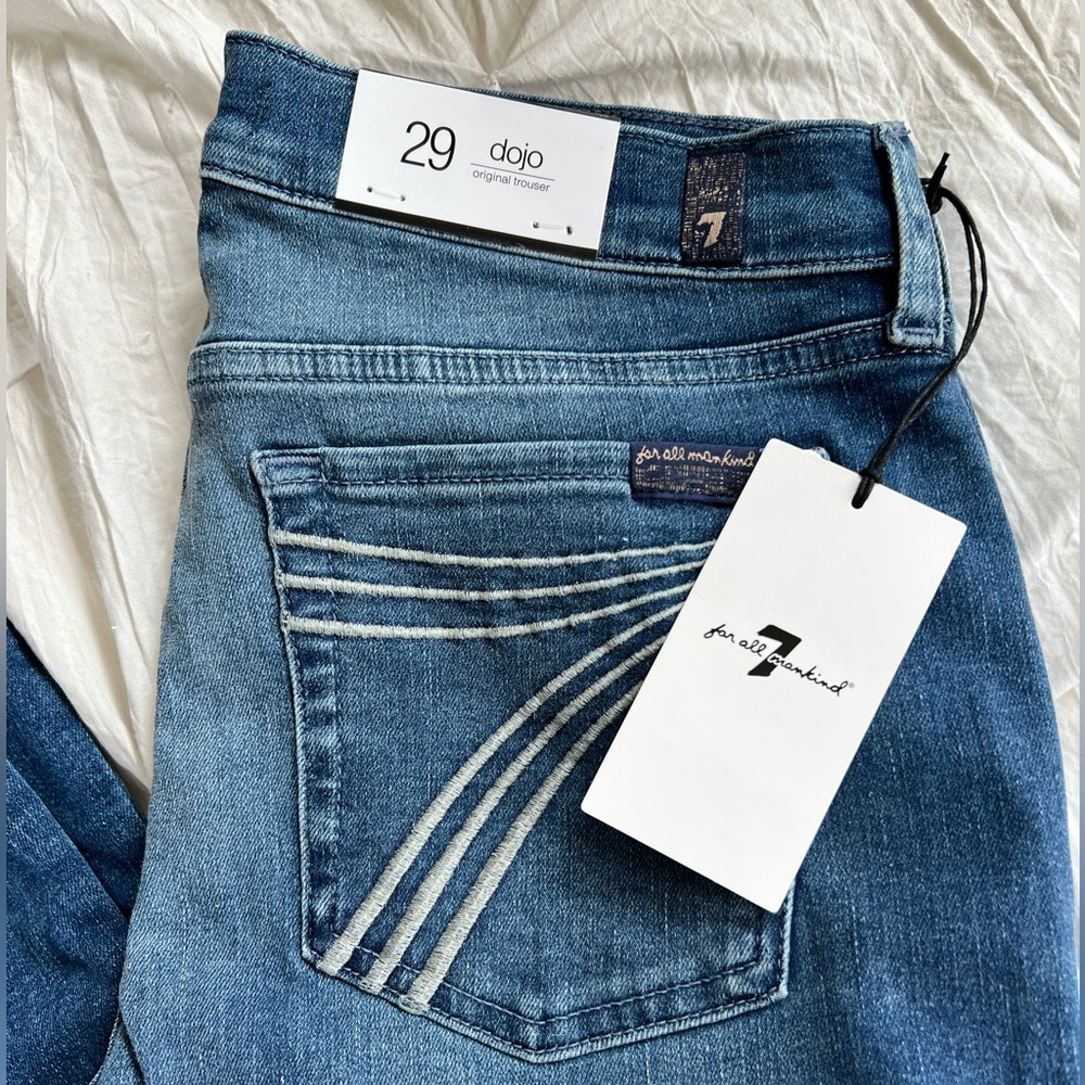 7 For All Mankind Women's Blue Jeans